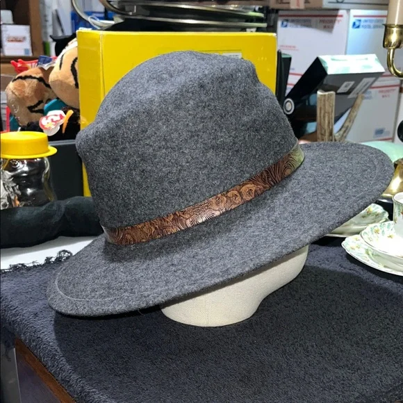 Vintage Betmar "Street Smart" Hat – 100% Wool – Made in USA – Grey - Picture 4 of 6